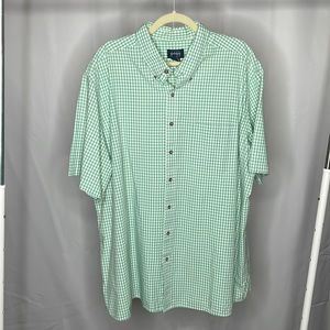 Harbor Bay Men's 2XL Short Sleeve Button Down Shirt - LIKE NEW CONDITION